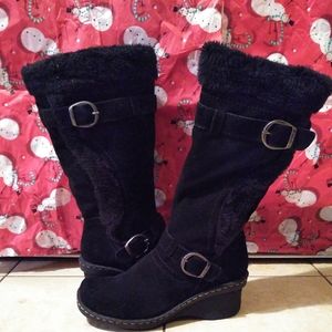 Black boots